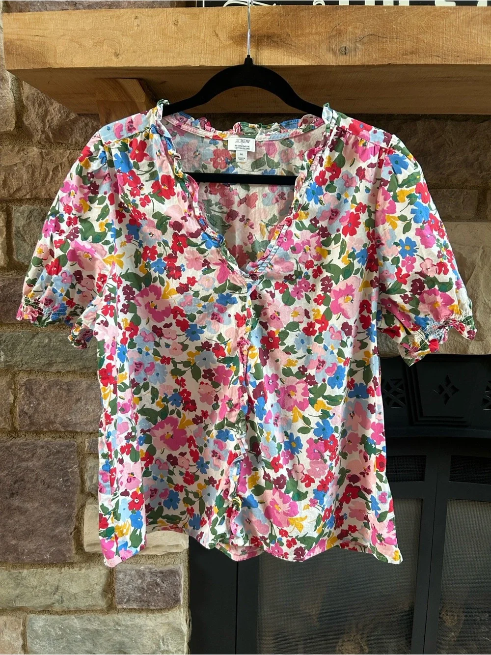 J. Crew bright floral